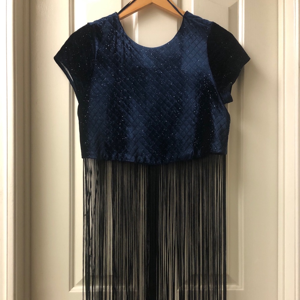 Last Chance: Zara Fringe Crop Top (S) Basic Collection